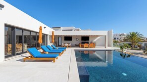 Outdoor pool, a heated pool - Stunning 5BR Oceanview Villa - Private Pool Haven w/ Golf Cart (Cabo San Lucas)