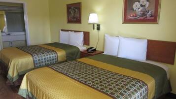 Deluxe Double Room, 2 Queen Beds | Desk, free WiFi
