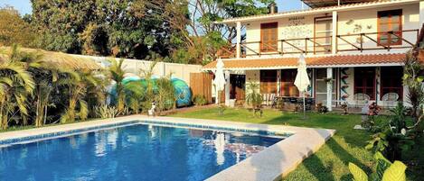 Luxury Double Room, Pool View | Breakfast area | Daily cooked-to-order breakfast for a fee