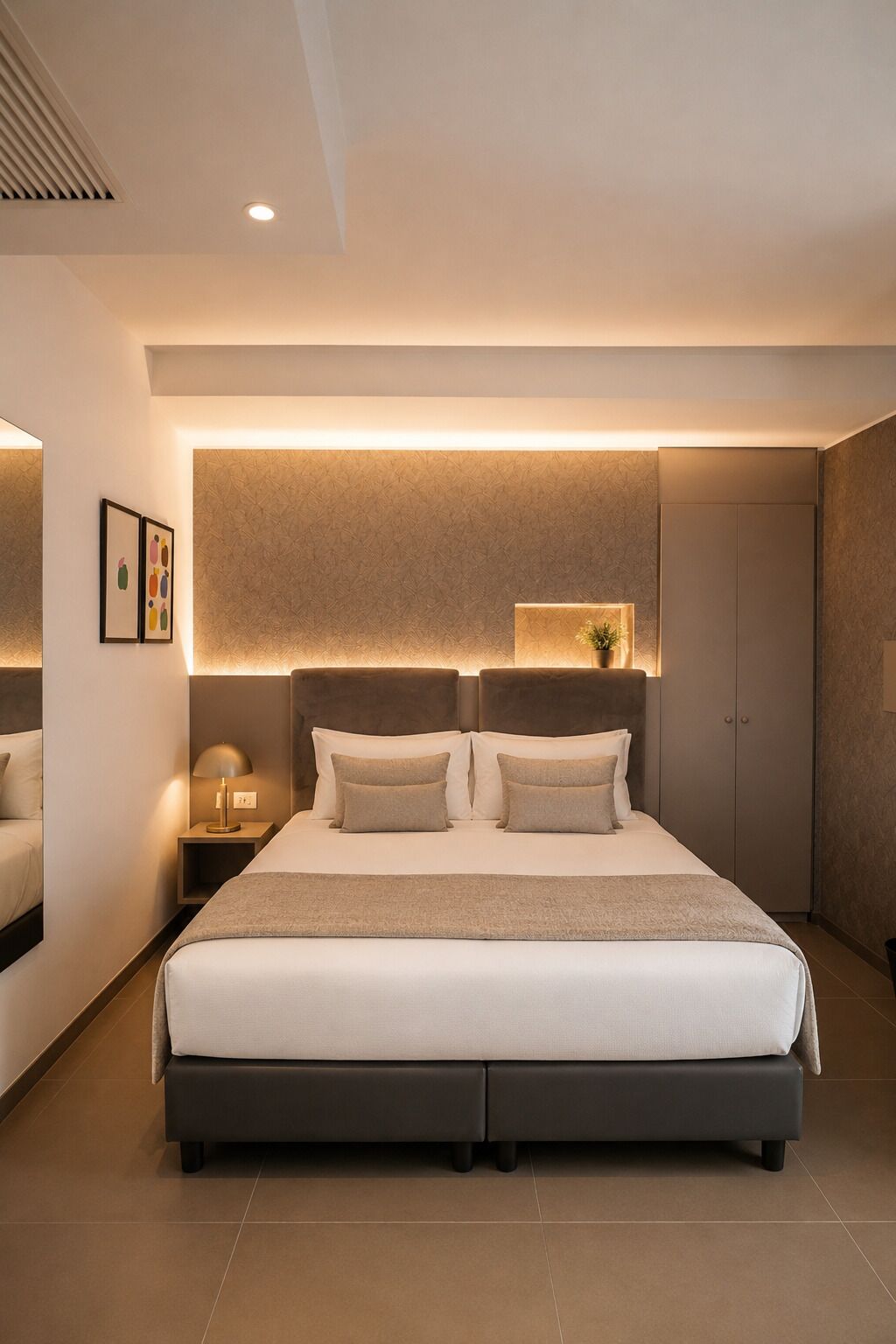 Bộ trải giường bằng vải Frette của Ý, bộ đồ giường cao cấp 