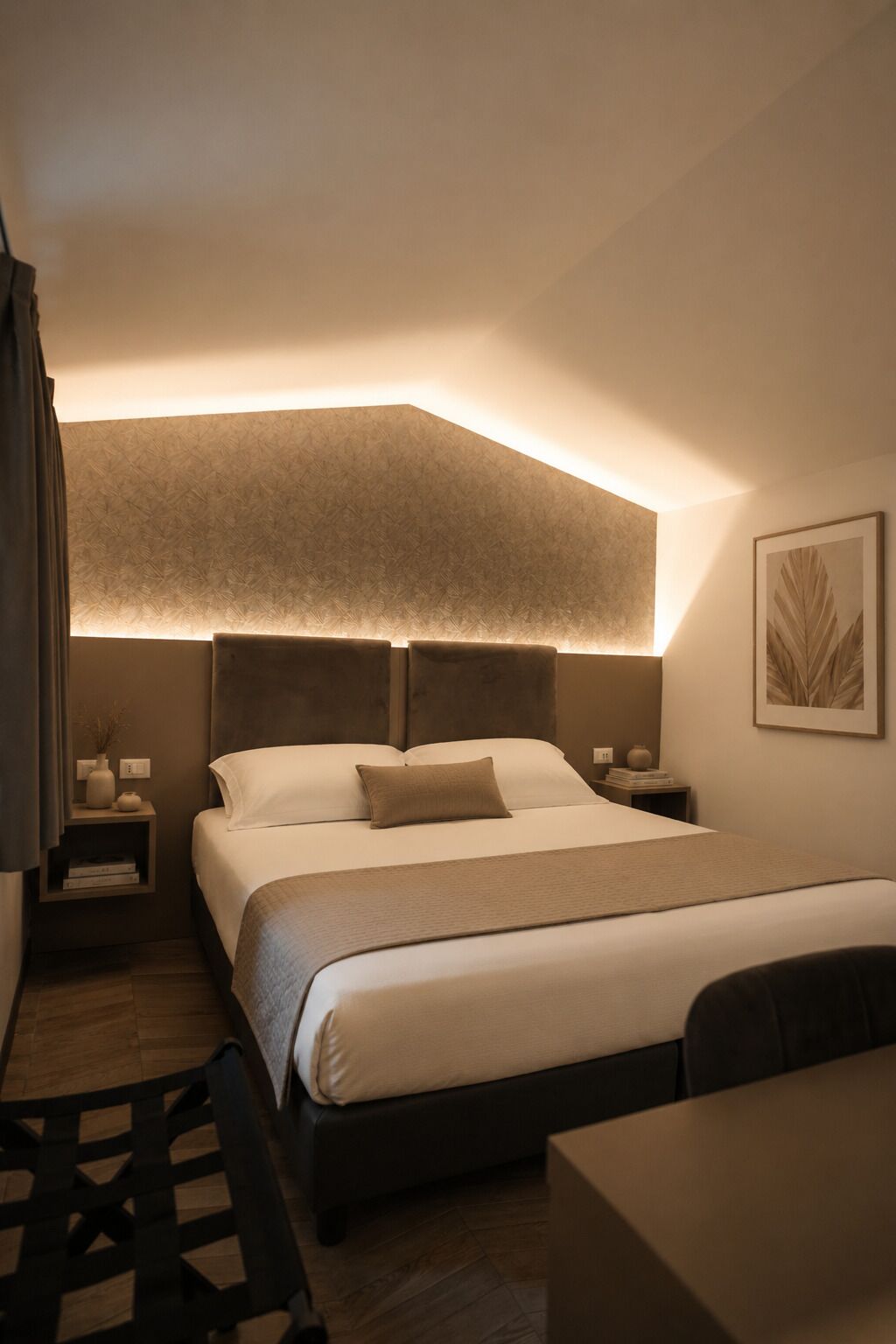 Phòng Suite | Bộ trải giường bằng vải Frette của Ý, bộ đồ giường cao cấp 