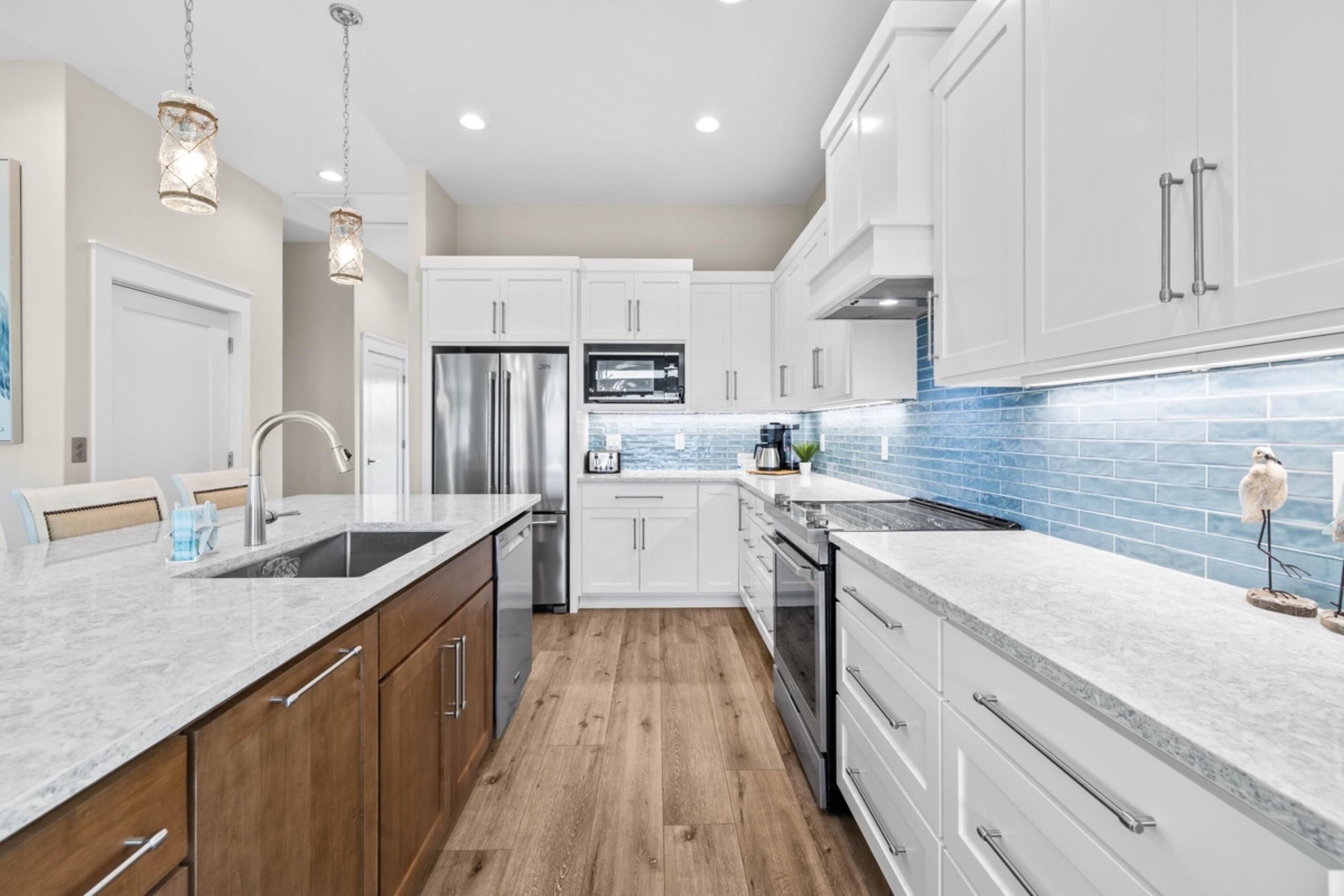 House, 4 Bedrooms, Private Pool, Ocean View | Private kitchen | Full-size fridge, microwave, oven, stovetop