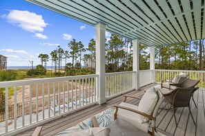 Hus - 4 sovrum - privat pool - havsutsikt | Balkong