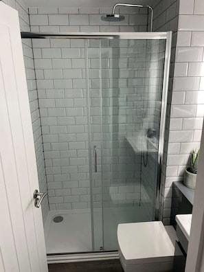 Shower, hair dryer
