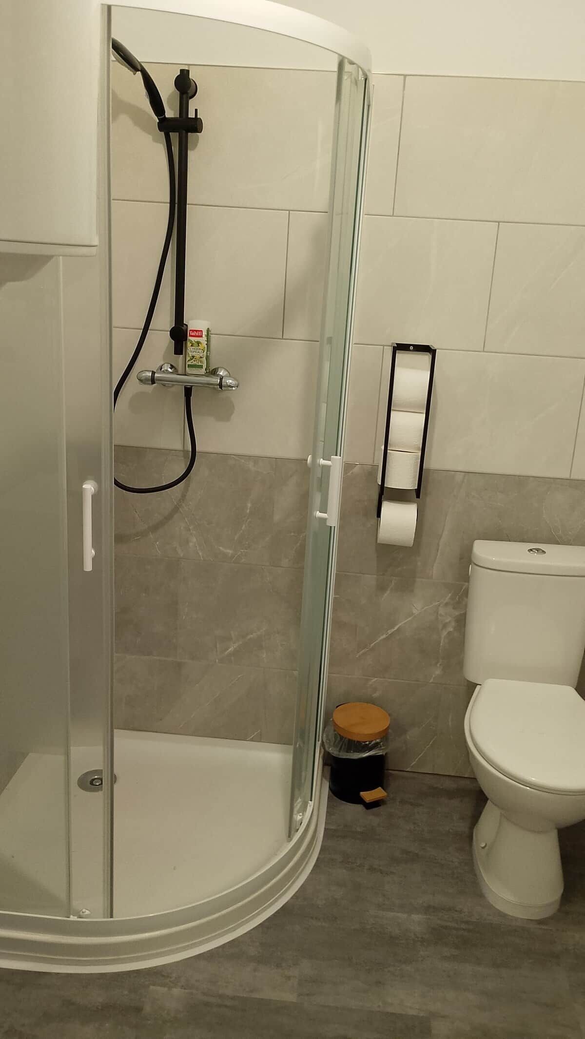 Soap, toilet paper