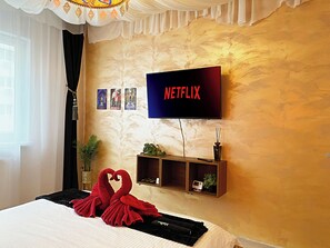 1 sovrum, strykjärn/strykbräda, wi-fi och sängkläder