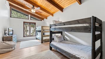 3 chambres, bureau, Wi-Fi, draps fournis