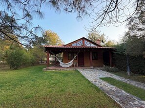 Comfort-Chalet, Gartenblick | Außenbereich
