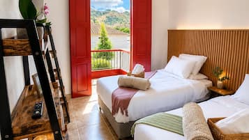 Comfort Twin kamer, uitzicht op bergen | Gratis wifi