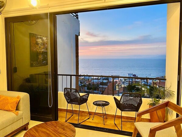 Living area - New studio with amazing view! (Puerto Vallarta)