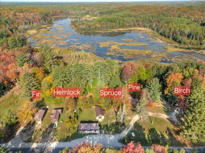 Aerial view - Spruce at Hiawatha Cabins (Munising Township)