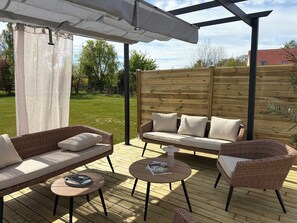 Terrace/patio - Maison Familiale Premium - 20min from Honfleur (Martainville)