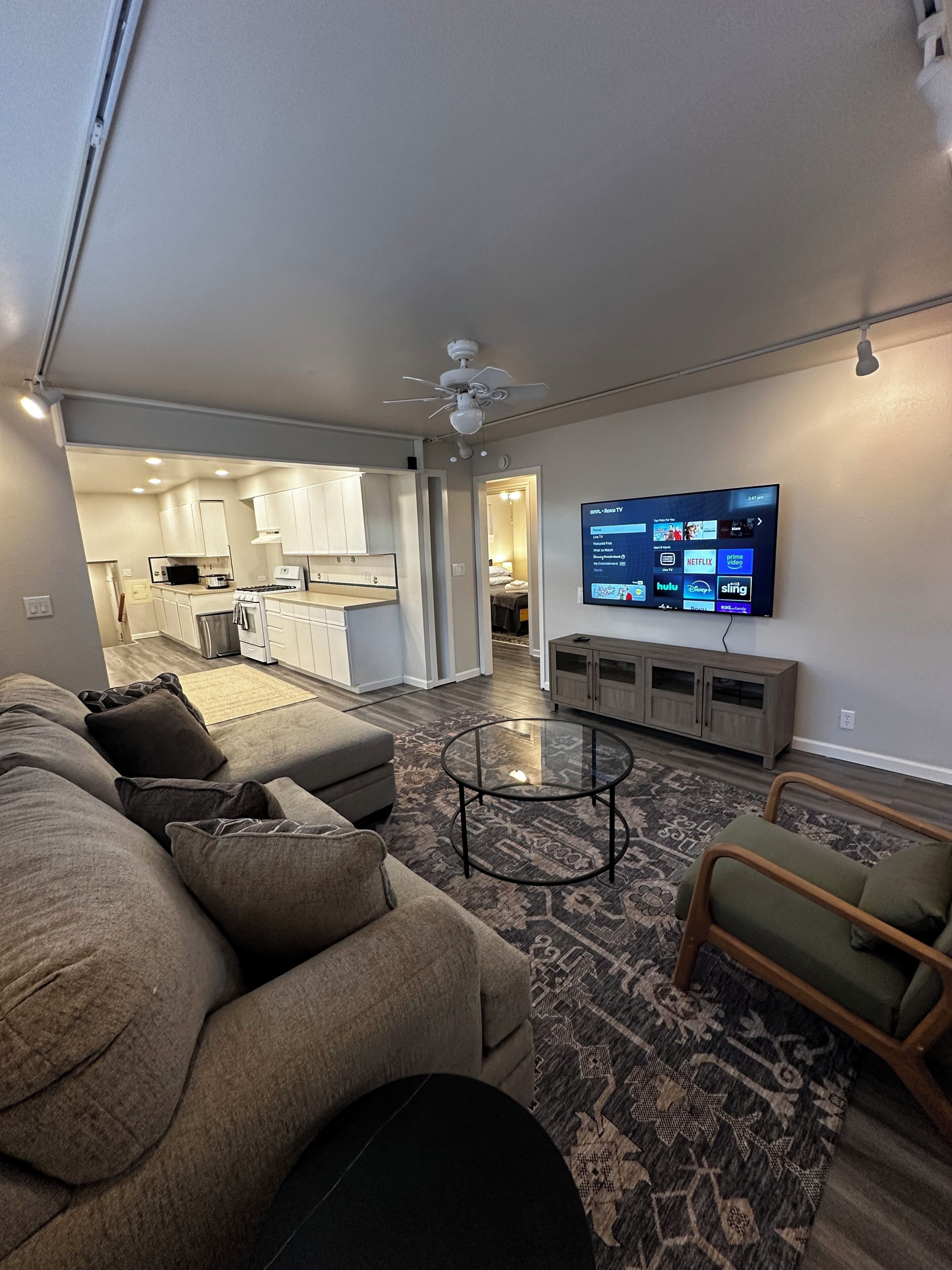 Upper unit living room - Unit A