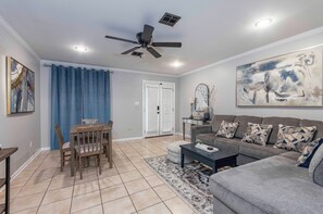 Living area - Modern Furnished Stay Near River Ranch WiFi (Lafayette)