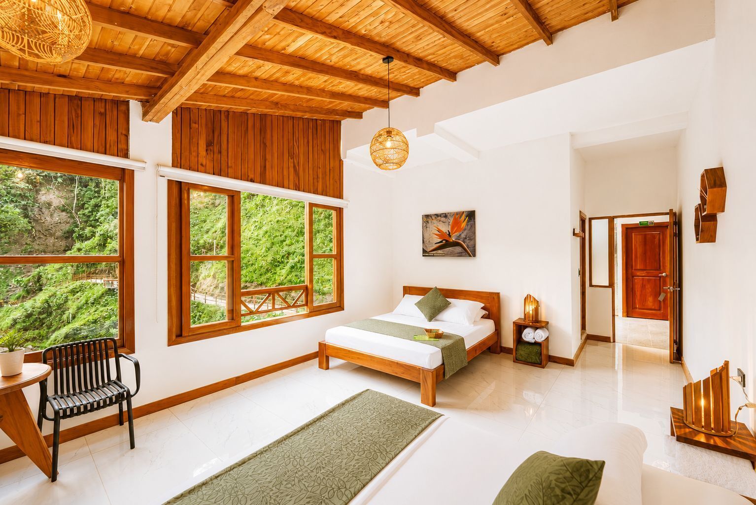 Chambre Quadruple Luxe | Wi-Fi gratuit, draps fournis