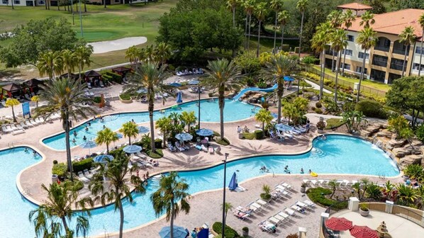 Pool - Orlando Fun Awaits: Spacious 2BR Villa at Orange Lake Resort- River Island (Kissimmee)