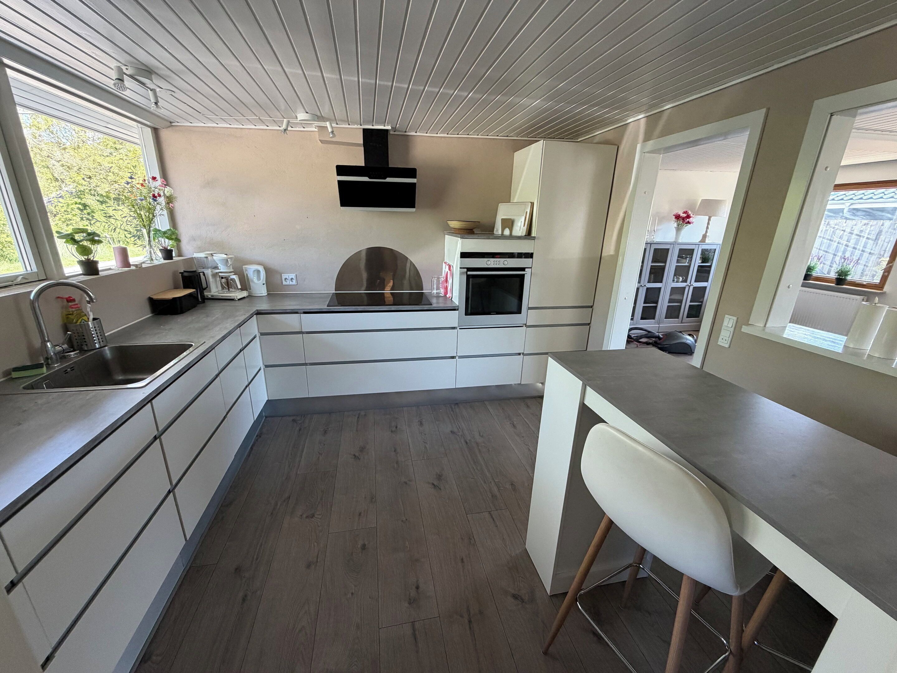 Fridge, oven, dishwasher, electric kettle