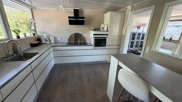 Fridge, oven, dishwasher, electric kettle