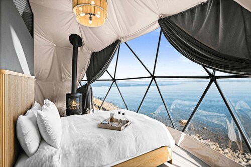 Float Above Lake Superior in Dome 5 at The Harbors