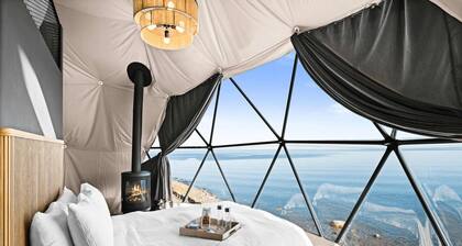 Float Above Lake Superior in Dome 6 at The Harbors