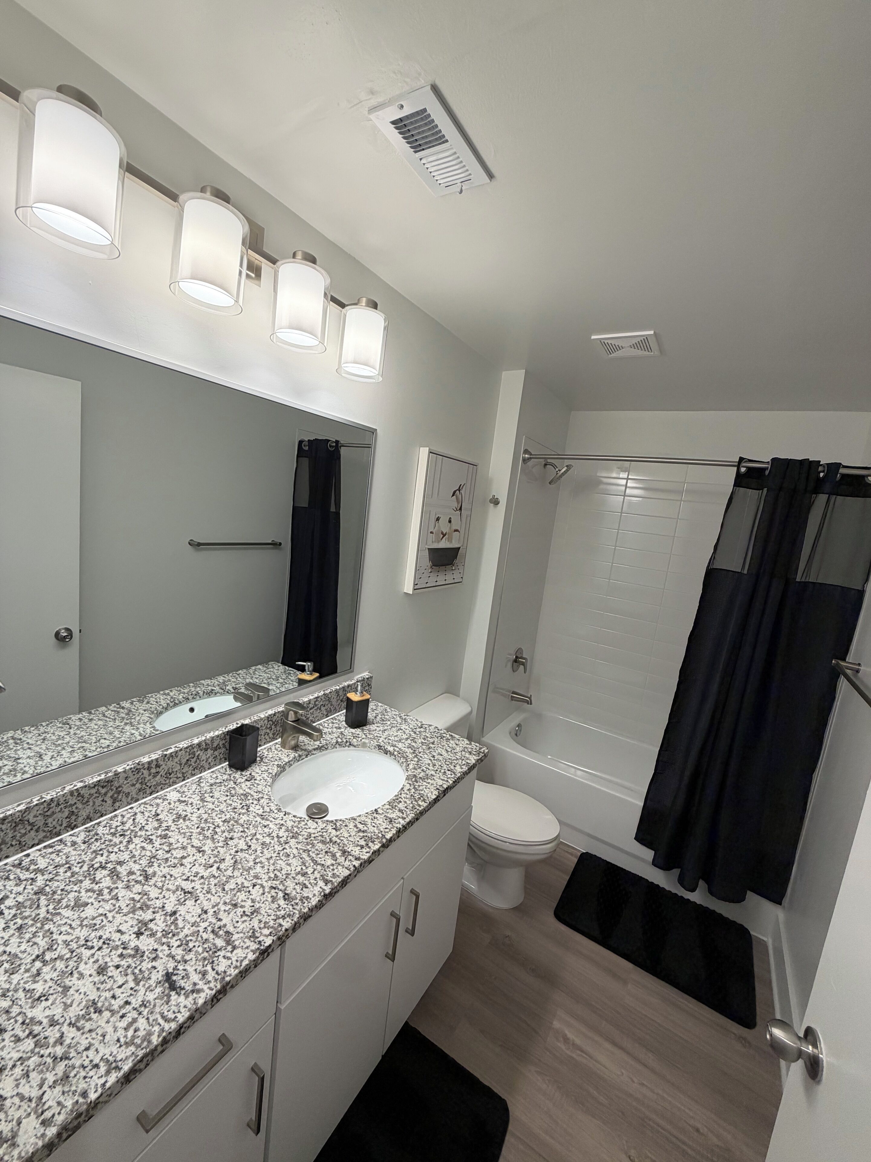 Towels, soap, toilet paper