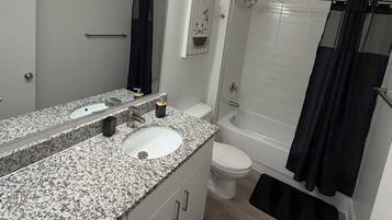 Towels, soap, toilet paper