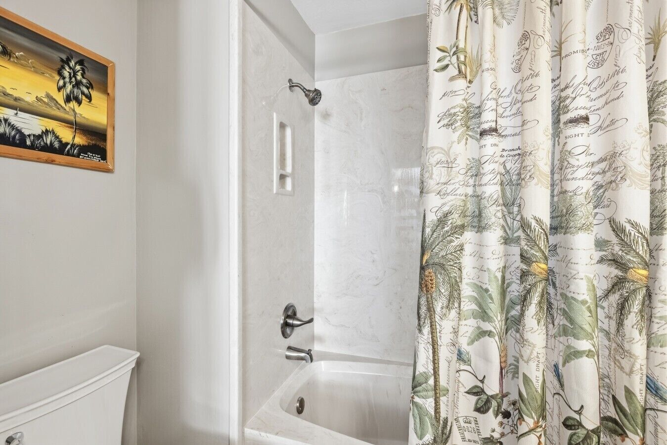 Hair dryer, towels