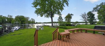 Relax and recharge at this peaceful lakefront private beach on Patterson Lake