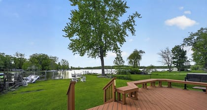 Relax and recharge at this peaceful lakefront private beach on Patterson Lake