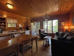 Living area - Birds Nest at Devil Track Lake Cabins-New Listing! (Grand Marais)