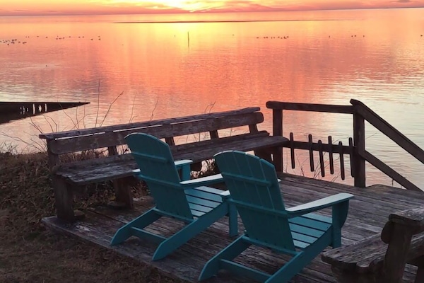 Enjoy majestic sunsets on the deck!