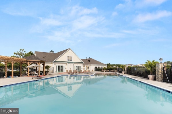 Indoor pool, a heated pool