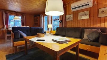 Fernseher, Kamin