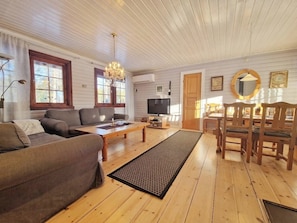 Fernseher, Kamin