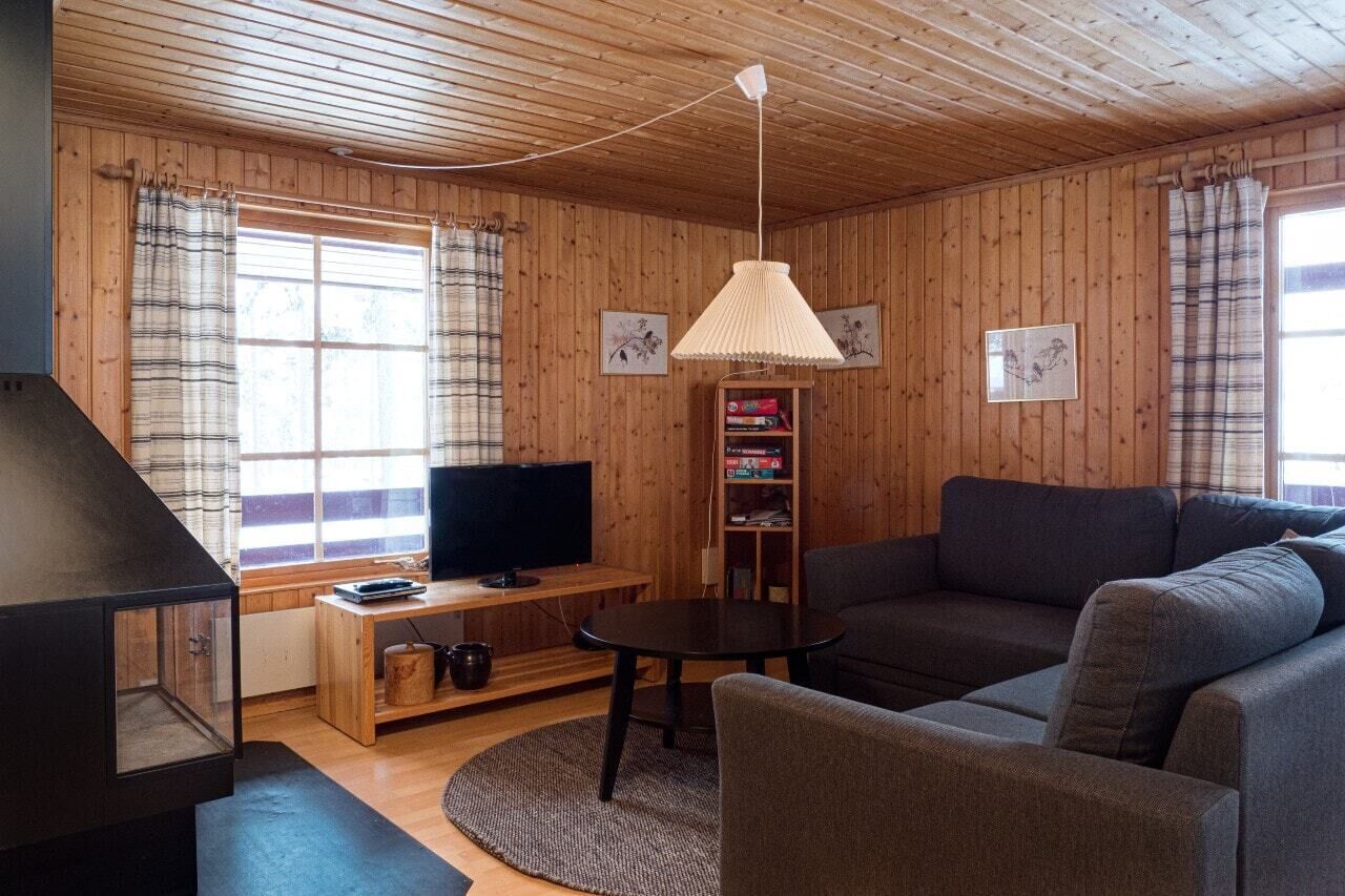 Fernseher, Kamin