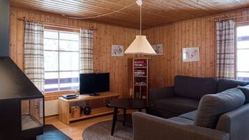Fernseher, Kamin
