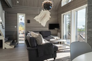 Fernseher, Kamin