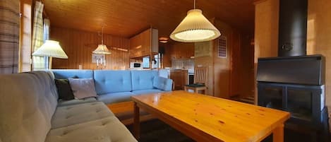 Fernseher, Kamin