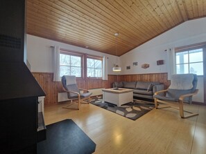 Fernseher, Kamin