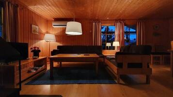 Fernseher, Kamin