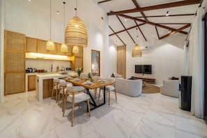 Family Villa, 3 Bedrooms, Private Pool | Dining - Blue Wave Villa Ubud (Gianyar)