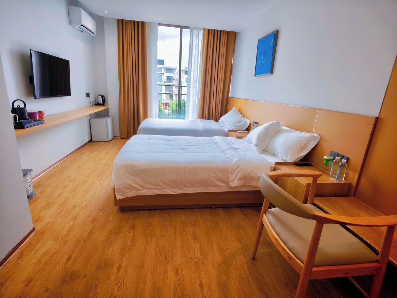 Standard-Doppel- oder -Zweibettzimmer, Parkblick
