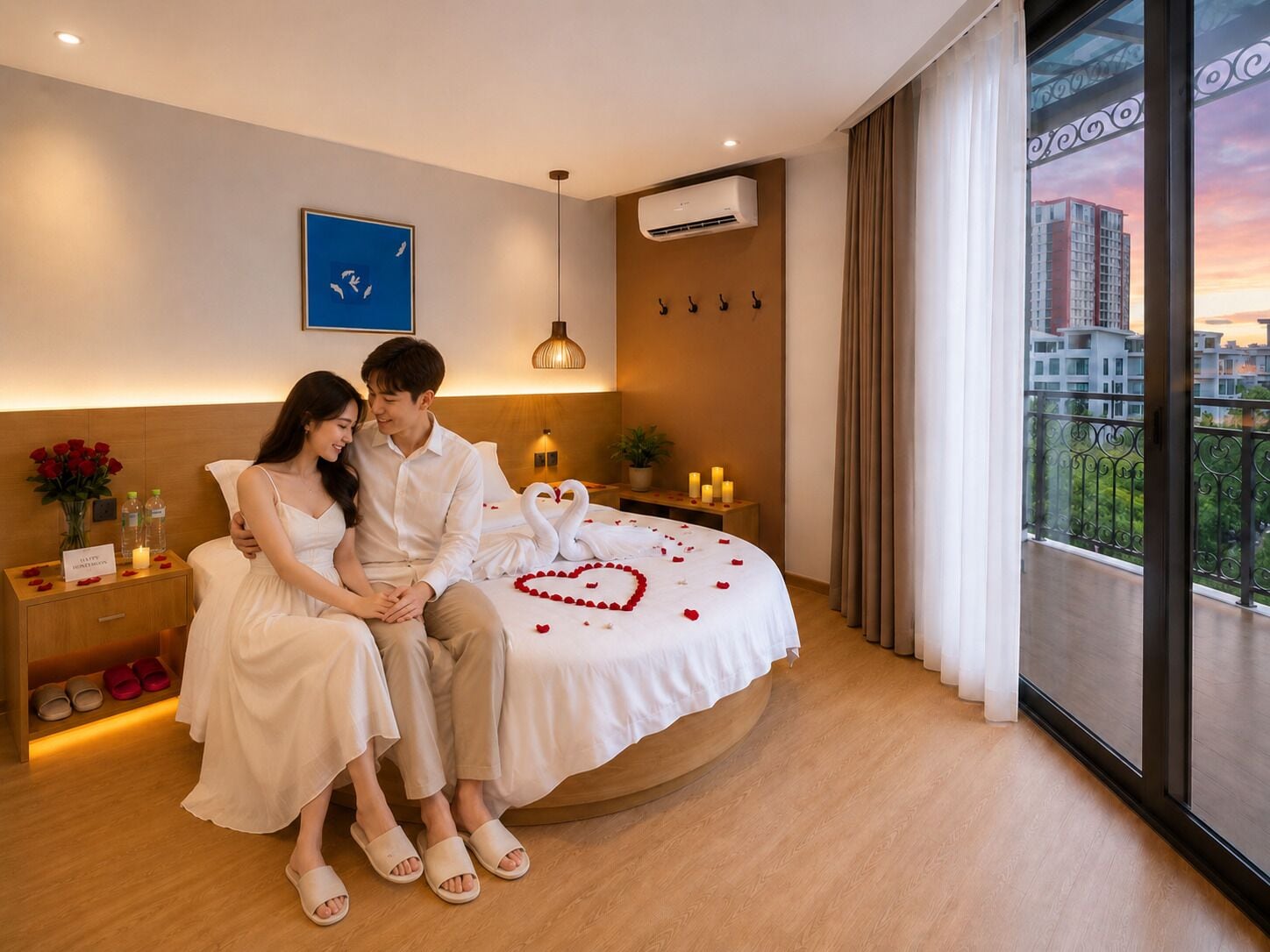 Suite | Memory-foam beds, blackout curtains, iron/ironing board, free WiFi