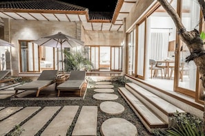 Deluxe Villa, 3 Bedrooms, Private Pool | Perincian bahagian luar