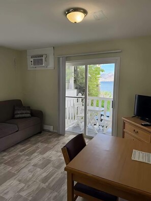 Living area - Suite 10 at Green Gables Resort | 1 BR Lake View (Osoyoos)
