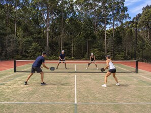 Sports court - Luxury off-grid retreat with boutique cottage charm and friendly farm animals (Holgate)