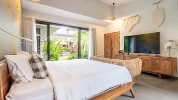Villa familiar, 4 habitaciones, alberca privada | Sábanas de algodón egipcio y ropa de cama de alta calidad