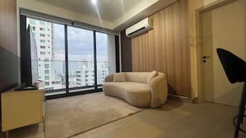 Luxury Apartment, Balcony, City View | View from room