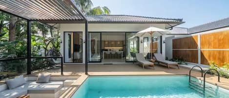 Luxury Villa, 2 Bedrooms, Private Pool | Pool | Outdoor pool, pool loungers