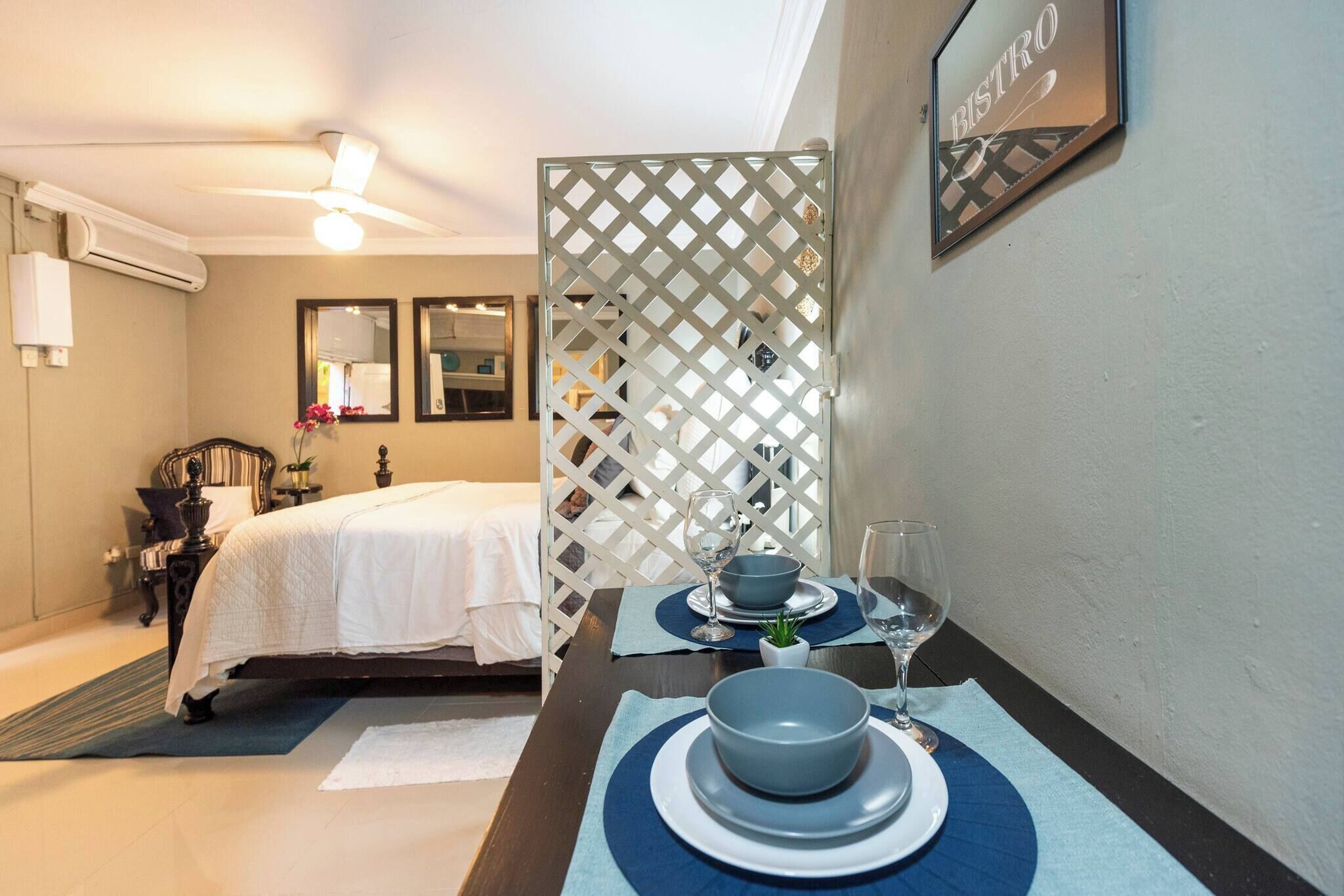 1 bedroom, iron/ironing board, Internet, bed sheets